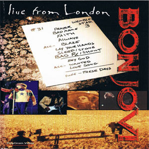 Álbum Live From London de Bon Jovi 