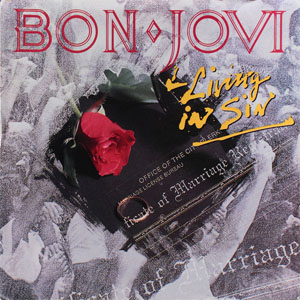 Álbum Living In Sin de Bon Jovi 