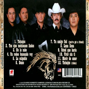 Álbum 15x22 de Caballo Dorado