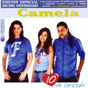 Álbum 10 De Corazón (Edición Especial Décimo Aniversario) de Camela