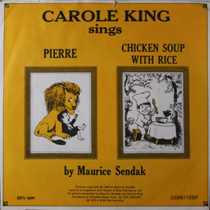 Álbum Pierre / Chicken Soup With Rice de Carole King