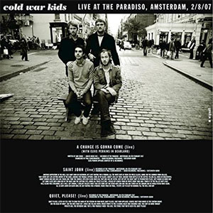 Álbum The Paradiso Sessions (Live) de Cold War Kids