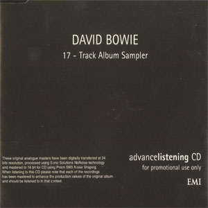 Álbum 17 - Track Album Sampler de David Bowie