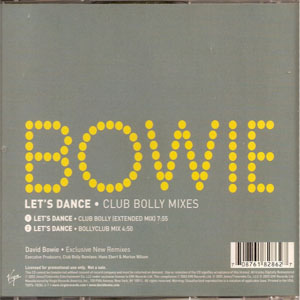 Álbum Let's Dance (Club Bolly Mixes) de David Bowie