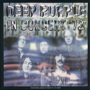 Álbum In Concert '72 de Deep Purple