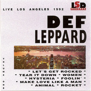 Álbum Vol. 1 (Live Los Angeles 1992) de Def Leppard