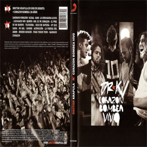Álbum Corazón Bombea Vivo (Dvd) de Doctor Krápula