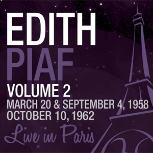 Álbum Live in Paris, Vol. 2 de Edith Piaf