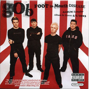 Álbum Foot In Mouth Disease - Album Sampler de Gob