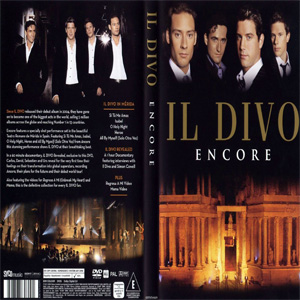Álbum Encore (Dvd) de Il Divo