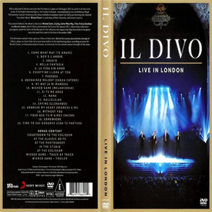 Álbum Live In London (Dvd) de Il Divo