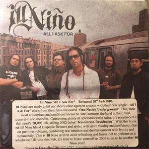 Álbum All I Ask For de Ill Niño