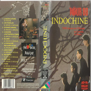 Álbum Tour 88 Perú - Canadá - Europe de Indochine