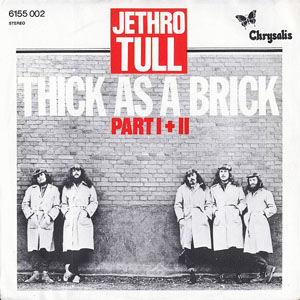 Álbum Thick As A Brick Part I + II de Jethro Tull