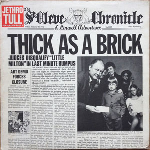 Álbum Thick As A Brick de Jethro Tull