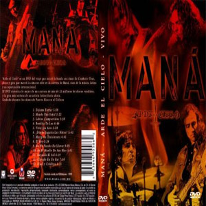 Álbum Arde El Cielo (Dvd) de Maná