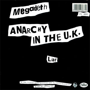 Álbum Anarchy In The U.K. de Megadeth