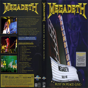 Álbum Rust In Peace Live (Dvd) de Megadeth
