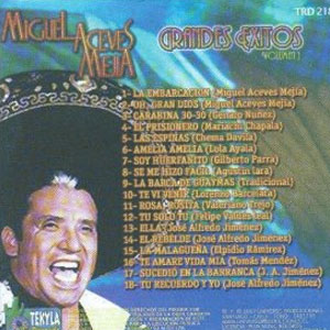 Álbum Grandes Éxitos de Miguel Aceves Mejía