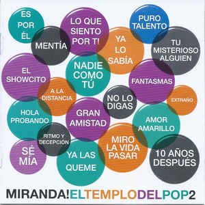 Álbum El Templo Del Pop 2 de Miranda