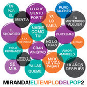 Álbum El Templo del Pop, Vol. 2 de Miranda