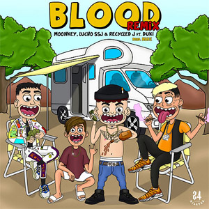 Álbum Blood (Remix) de Moonkey