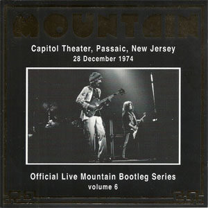 Álbum Capitol Theater, Passaic, New Jersey, 1974 de Mountain
