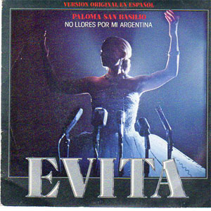Álbum No Llores Por Mi Argentina - Evita de Paloma San Basilio