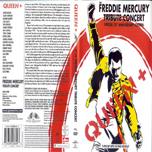 Álbum The Freddie Mercury Tribute Concert (Dvd) de Queen