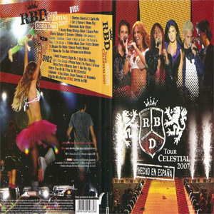 Álbum Tour Celestial 2007: Hecho En España (Dvd) de RBD - Rebelde