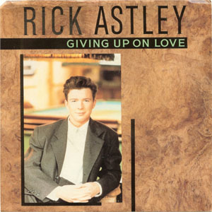 Álbum Giving Up On Love de Rick Astley