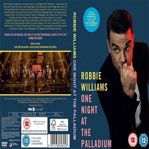 Álbum One Night At The Palladium (Dvd) de Robbie Williams