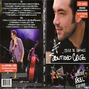 Álbum Cruce De Caminos: Acústico, Real Y En Vivo (Dvd) de Santiago Cruz