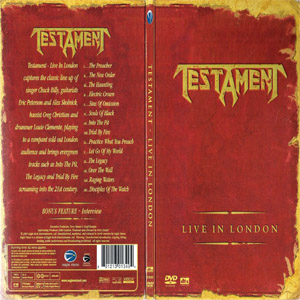Álbum Live In London (Dvd)  de Testament