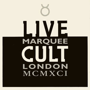 Álbum Live Cult Marquee London MCMXCI de The Cult