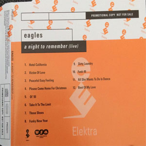 Álbum A Night To Remember (Live) de The Eagles