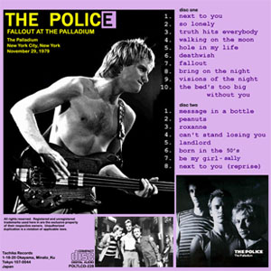 Álbum Fallout At The Palladium de The Police