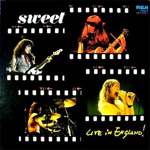 Álbum Live In England! de The Sweet