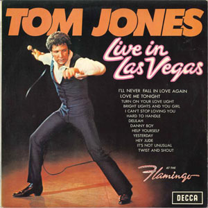 Álbum Live In Las Vegas de Tom Jones
