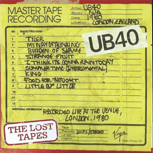 Álbum The Lost Tapes 1980 de UB40