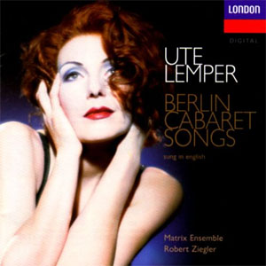 Álbum Berlin Cabaret Songs (Sung in English) de Ute Lemper