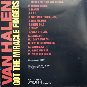 Álbum Got The Miracle Fingers de Van Halen