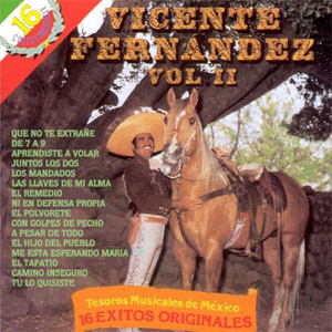 Álbum 16 Éxitos Vol 2 de Vicente Fernández
