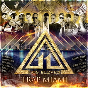 Álbum Los Eleven: Trap Miami de Wise - The Gold Pen