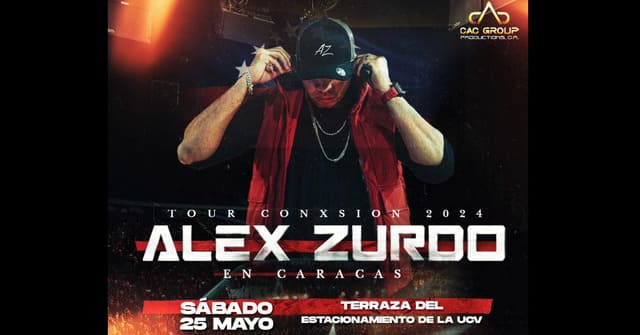 ¡Se viene! Alex Zurdo con concierto en Caracas