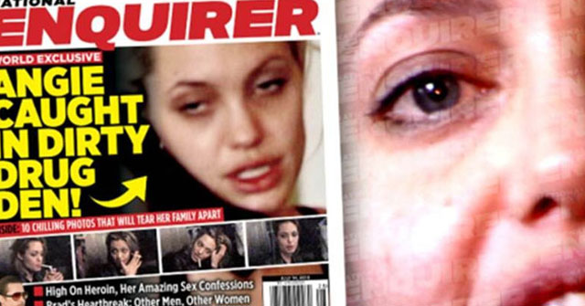 Salen a luz fotografías de Angelina Jolie drogada