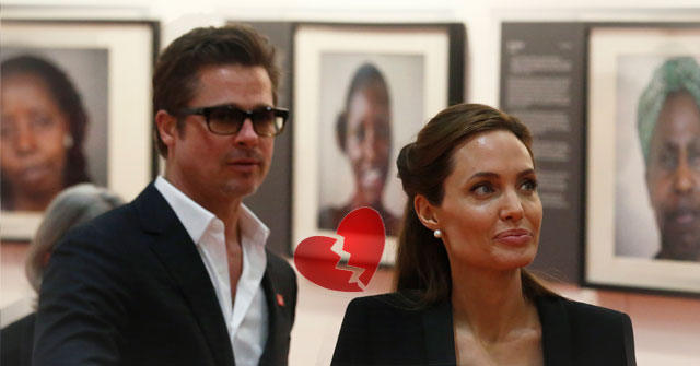 Angelina Jolie le pidió el divorcio a Brad Pitt