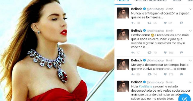 Belinda fue víctima de un hacker (+FOTOS)