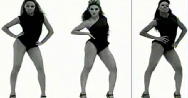 Travesti en el video de Single Ladies de Beyonce