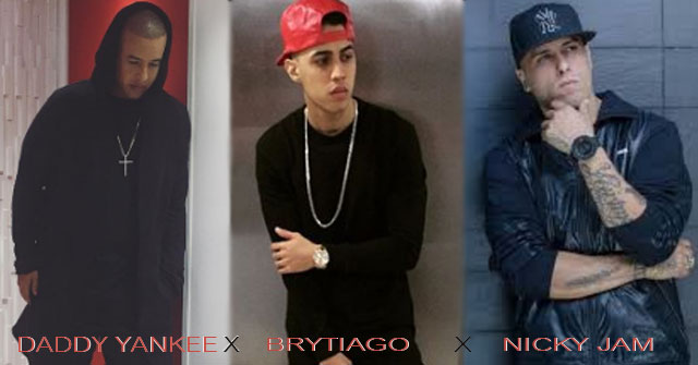 Daddy Yankee, Nicky Jam y Brytiago se unen para cantar 